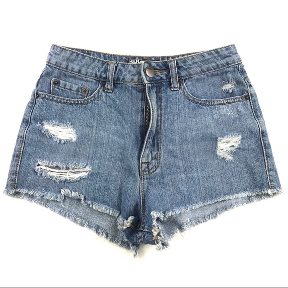 BDG Pants - BDG Shorts Sz 27 High Rise Cheeky Festival Frayed